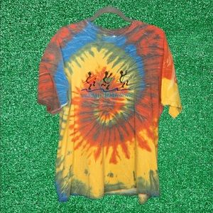 Vintage Nassau Bahamas Tie Dye T-shirt Graphic Tee Travel